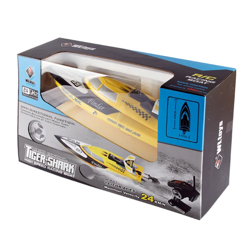 

Weili Wl912 High-quality Imitation Remote Control Boat Model Wireless High-Speed 2.4G Remote Control Boat Roll-over Remote Contr