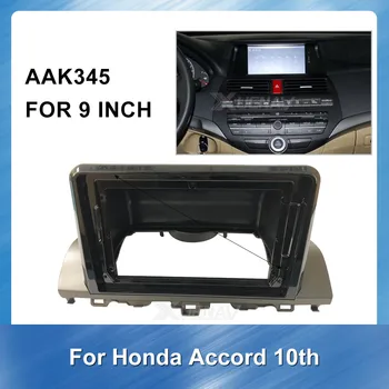 

9 inch Car Fascias For Honda Accord 10th 2018 2019 2020 Car Dvd Frame Dashboard Install Face Panel Radio Player Stereo For Honda