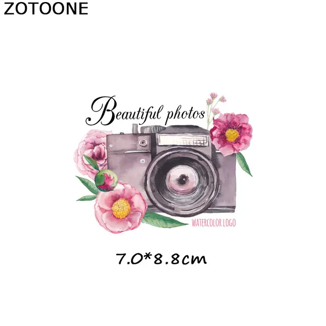 ZOTOONE Cute Cartoon Animal Patches Heat Transfer Iron on Patch for T-Shirt Children Gift DIY Clothes Stickers Heat Transfer G 1049