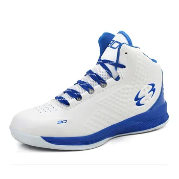 

Basketball Shoes High-top Wear-resistant Non-slip White Sneakers