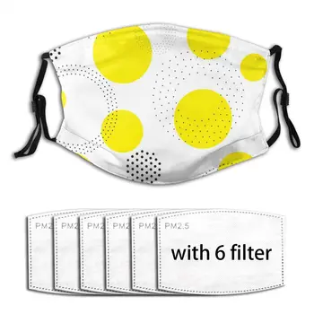 

Abstract Circles Figure Adults Mask With Replaceable Filter Dust Mask Face Mask