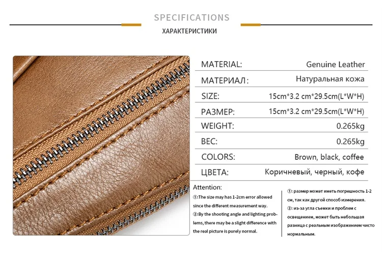 Echtes Leder Umhängetasche Für Herren Messenger Brusttasche_voghion.com