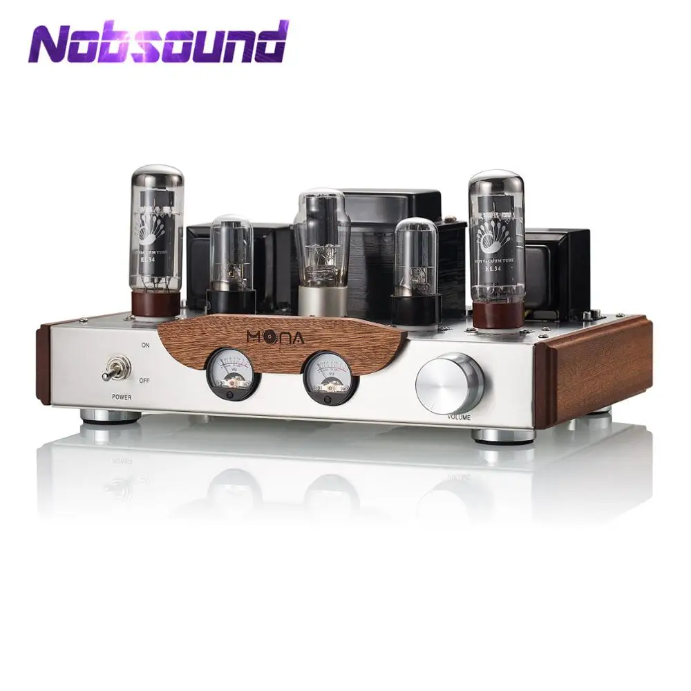 2021 Nobsound EL34 усилитель клапанной трубки Stereo Hi Fi односторонний силовой класса А