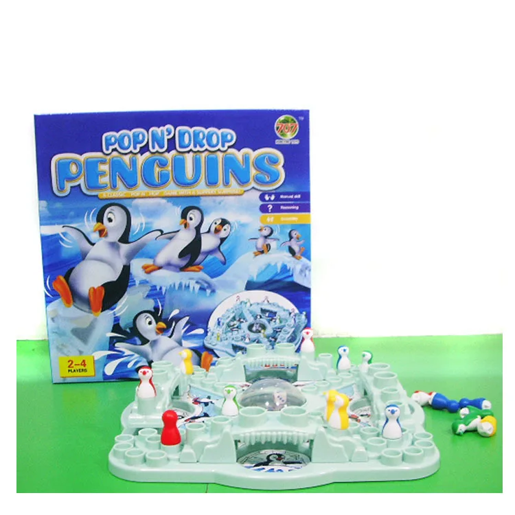 

Hot Sales Children Fun Aeroplane Chess Penguin Race Game Parent And Child Interactive Educational Toy