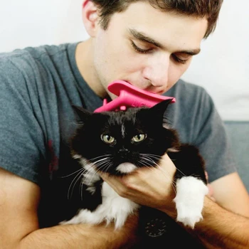 

Licking Cat Massage Brush Cat Comb Hair Removal Comb Cats Products for Pets Pet Accessories Supplies