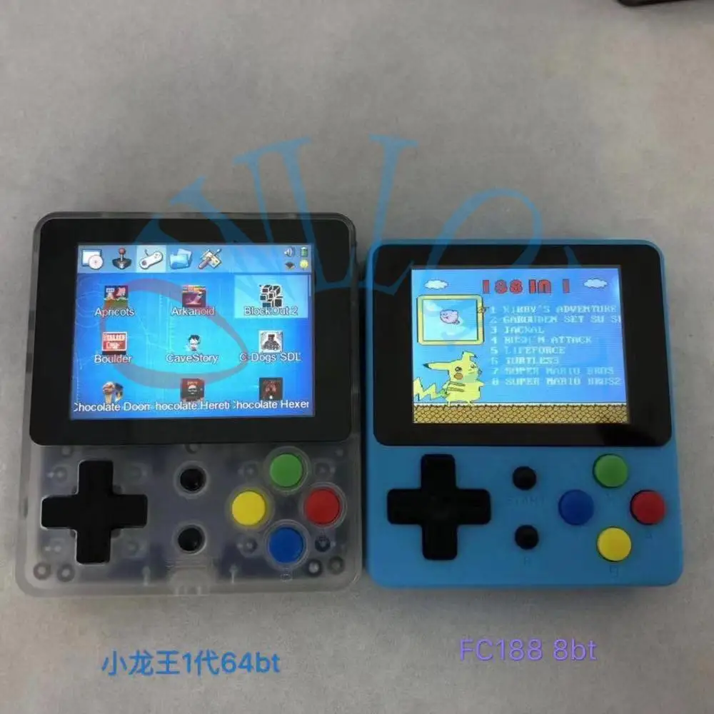 Retro Portable Mini Handheld Game Console 2.4Inch Color LCD Kids Player Built-in 188 Games | Электроника