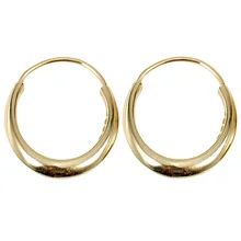 Подлинная 925 пробы Серебряная Золотая блестящая короткая серьга обруч в форме сердца для женщин оригинальная Свадебная Изысканная европейская бижутерия