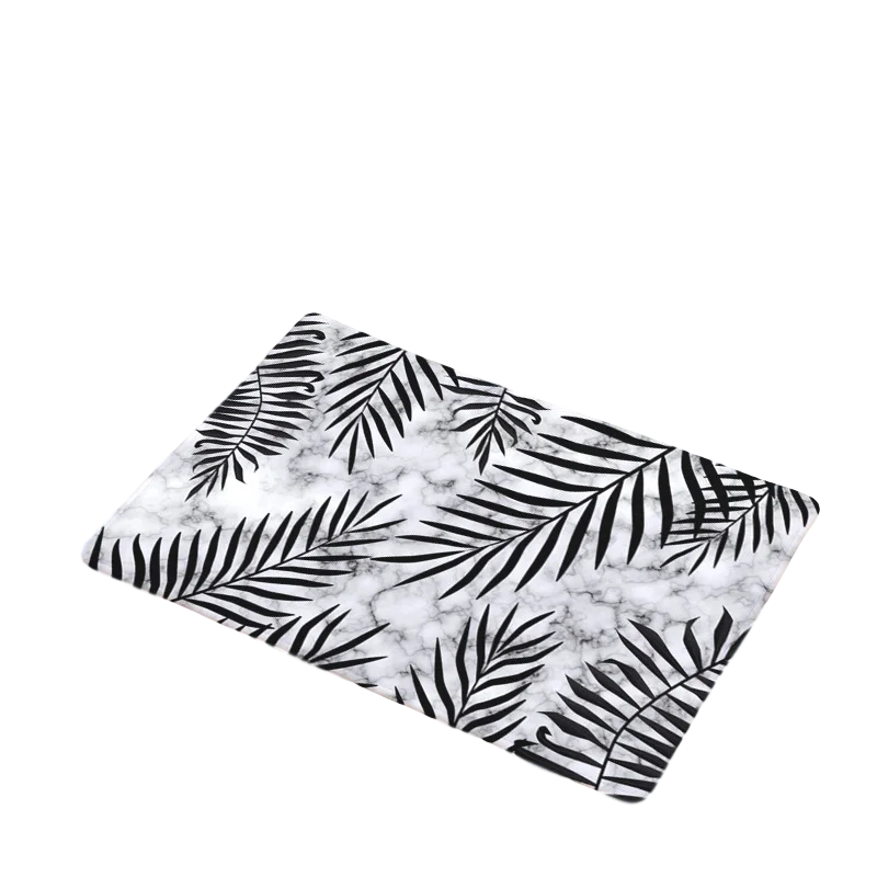 13 Daily Carpet Door Modern Banana Leaf Printing Carpet Flooring Mats Outdoor Living Room Kitchen Bathroom Door Antiskid Strip - Цвет: 13