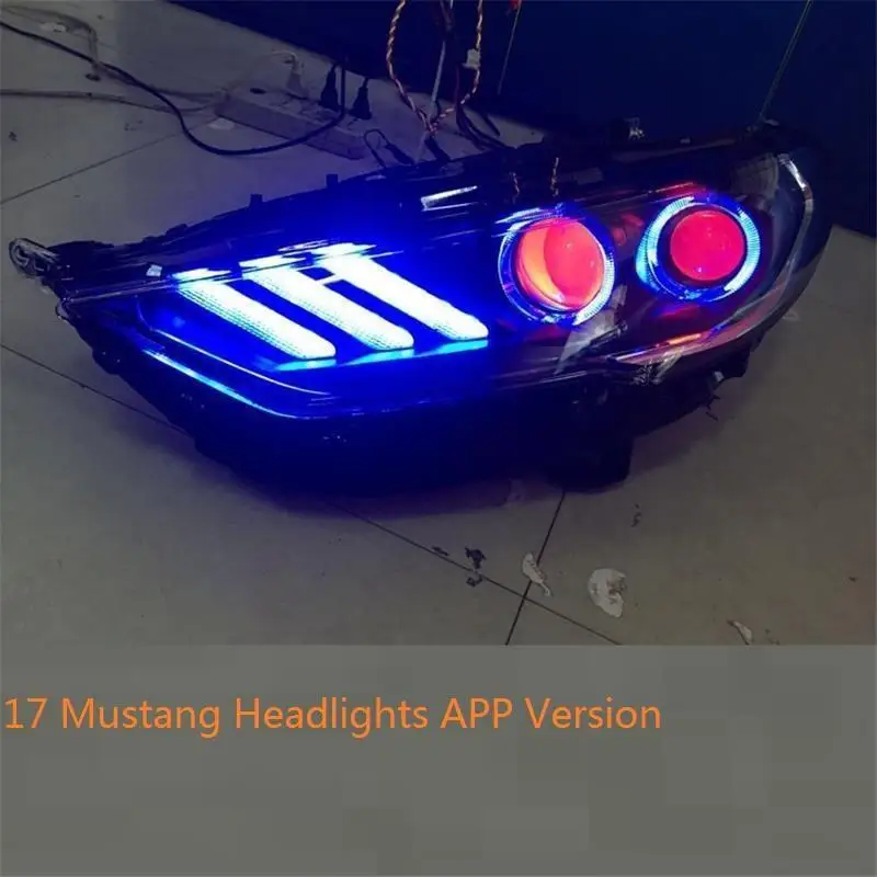 MODEL A Наружные Drl дневные ходовые огни Luces Para Авто Стайлинг боковой указатель поворота светодиодные фары автомобиля фары в сборе 17 для Ford Mondeo - Цвет: MODEL A