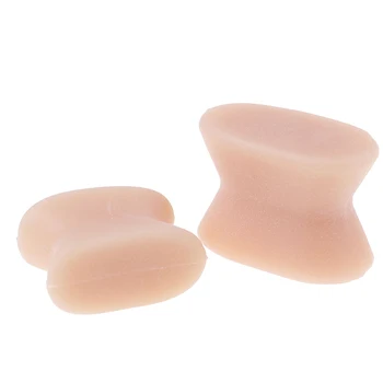 

2pcs Silicone Gel Toe Separator For Bunion Corrective Hallux Valgus Thumb Overlapping Repair Bone Orthotic Straightener 3 Size