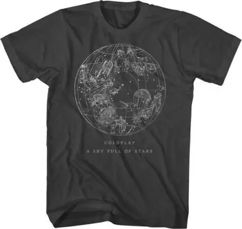 COLDPLAY футболка Sky Full Of Stars Фирменная Новинка аутентичная рок футболка S M L XL XXL XXXL
