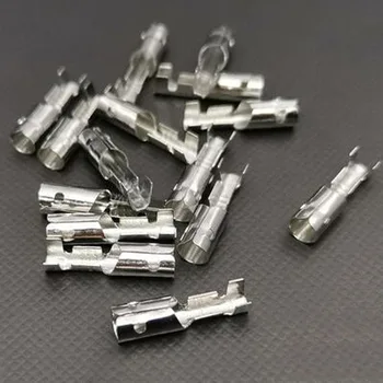 

50PCS 4mm Single Hole Plug Spring Single Hole Seat Bullet Terminal Female Terminal Plug Spring Round Plug Cold Press Terminal