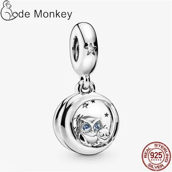

CodeMonkey Little Owl Charm Authentic 925 Sterling Silver Beads Fit Original Bracelet Hot Sale DIY Jewelry Making CMS1504