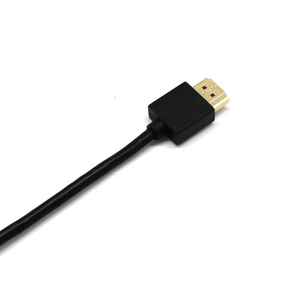 Черный Ультратонкий HDMI кабель для Bluray DVD PS3 HD TV XBOX LCD PC 1080P|Кабели VGA| |