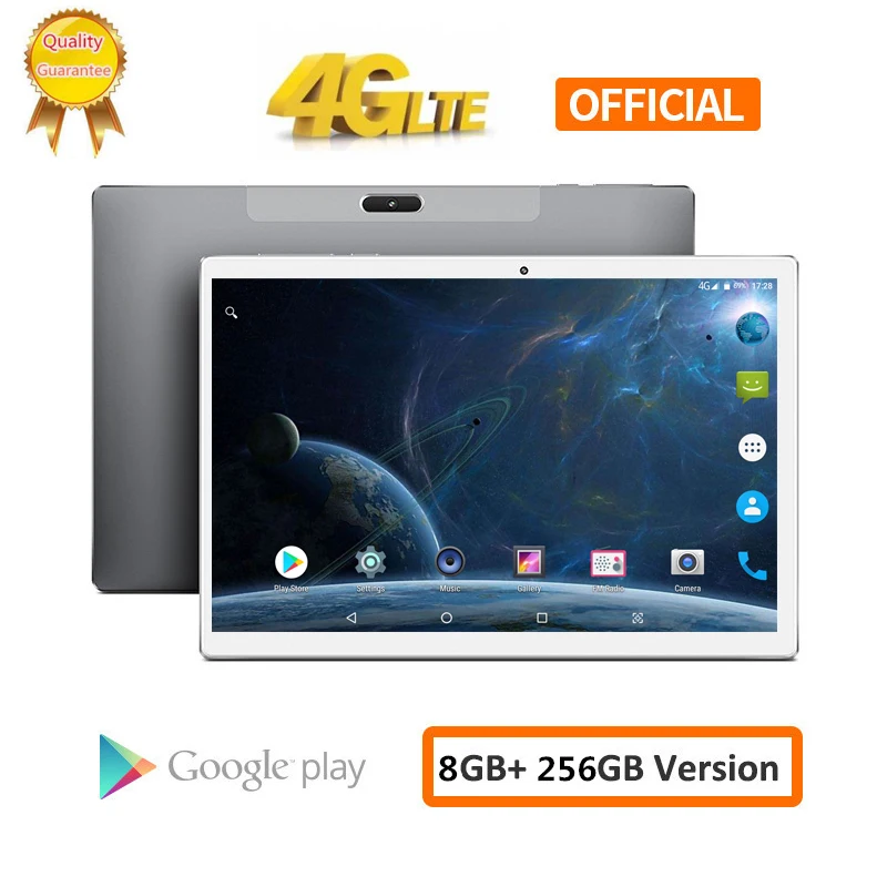 

X20L S119 10.1 inch 2560*1600 8GB RAM 256GB ROM Android 8.0 Tablet PC MTK6797 Deca Core Dual 4G LTE Phone Tablets 8000mAh GPS