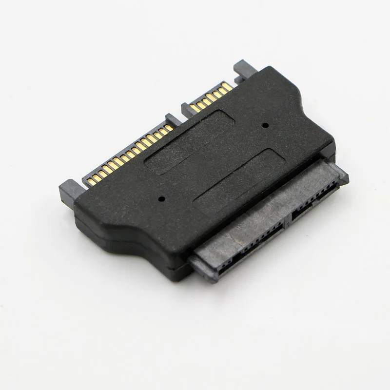 Переходник SATA7 + 15p Male на 9p Female адаптер SATA для жесткого диска 110 МБ/с.