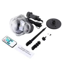 Снегопад светодиодный светильник наружный Снежинка светодиодный сценический Снежный светильник s водонепроницаемый светильник Рождественский праздник белый и RGB цветной светильник Вечерние