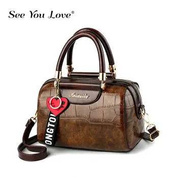 

Vintage Handbag For Women New Brand Luxury Female Crossbody Bags Pu Leather Messenger Shoulder Bags High Quality Party Bags