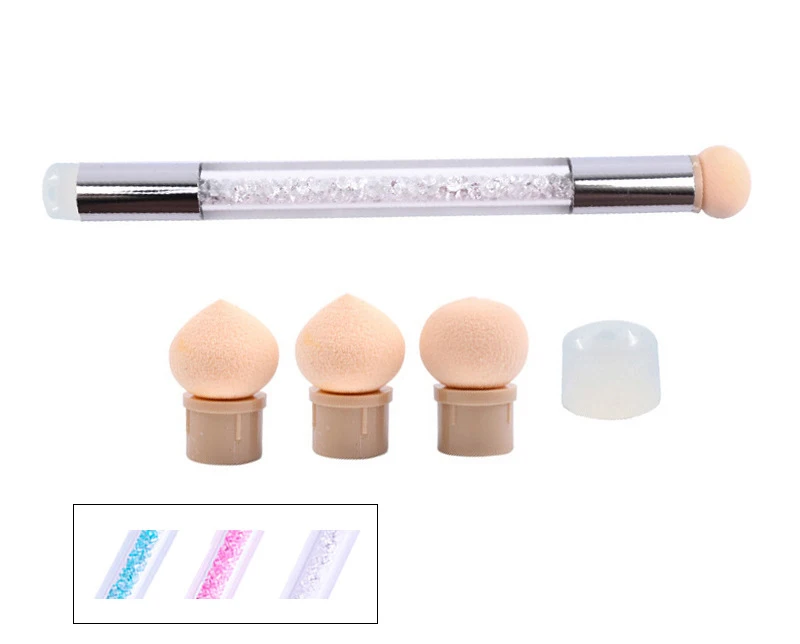 gradiente escova 1 cabeça silicone stamper limpar
