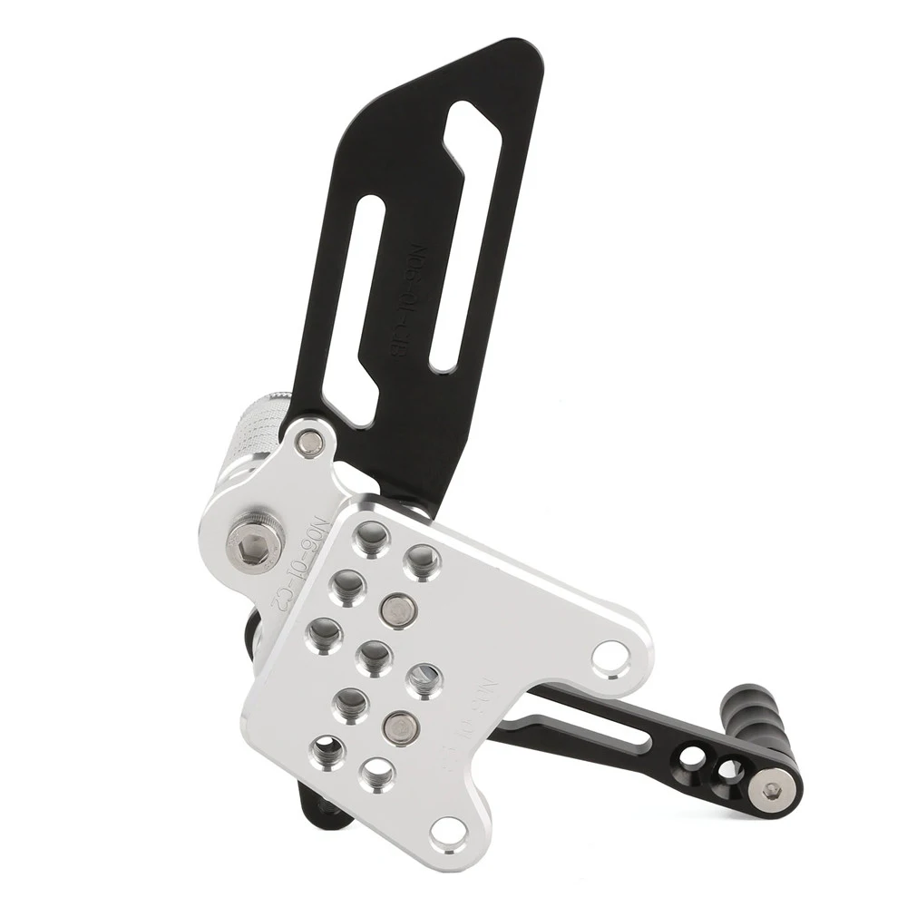 For Suzuki K1 GSX-R1000 GSX-R600 GSX-R750 SV650 S Adjustment Rider Motorcycle Footrests Alloy Rears