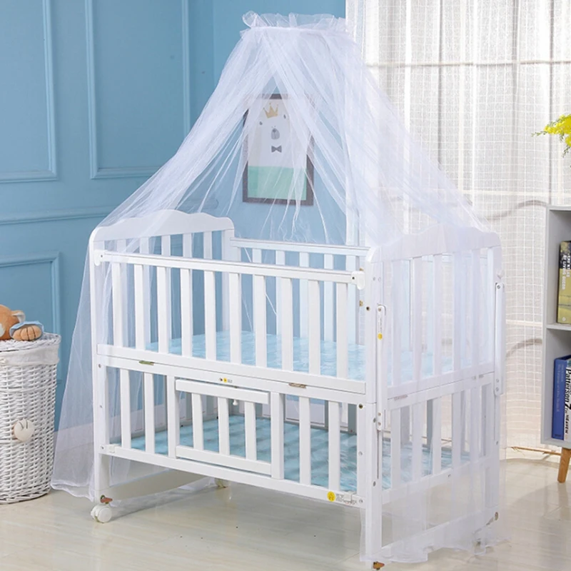 

Babys Girl Boy Bed Room Mosquito Nets Mesh 6 Colors 160*450CM Dome Curtain Decorations Net Crib Cot Canopy Anti Mosquito v