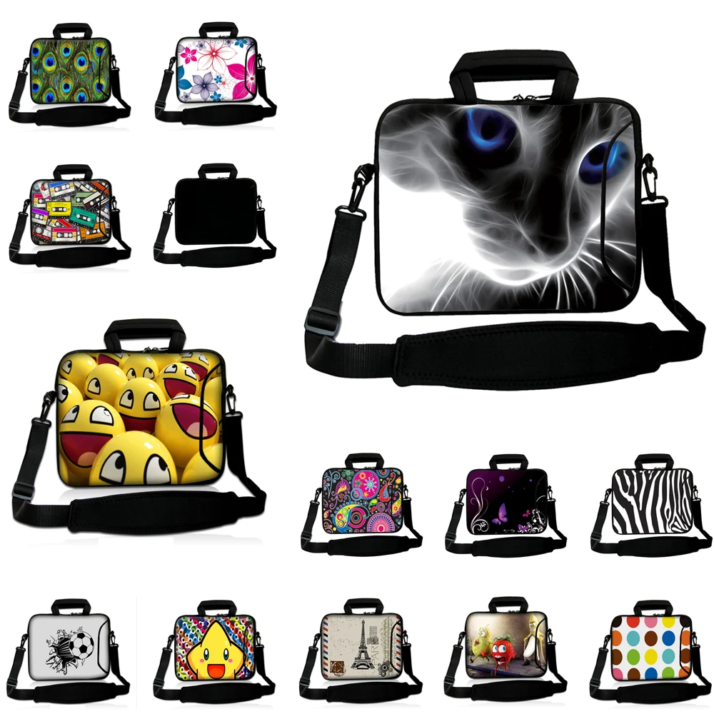 Водонепроницаемая неопреновая сумка-мессенджер для ноутбука 17 15,6 14 13,3 12 11,6 10 сумка для ноутбука MacBook Air 13 Pro 15 retina 13,3+ плечевой ремень