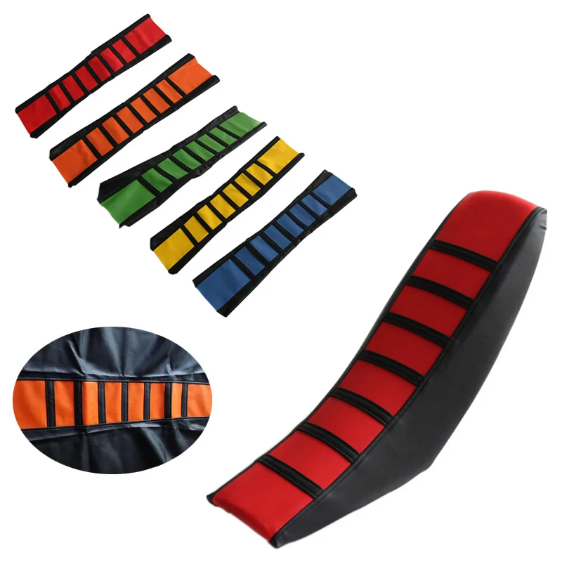 Motorcycle Striped Soft-Grip Gripper Soft Seat Cover Rubber for KTM SX XC EXC XC-W SX-F 85 105 125 150 200 250 300 350 450