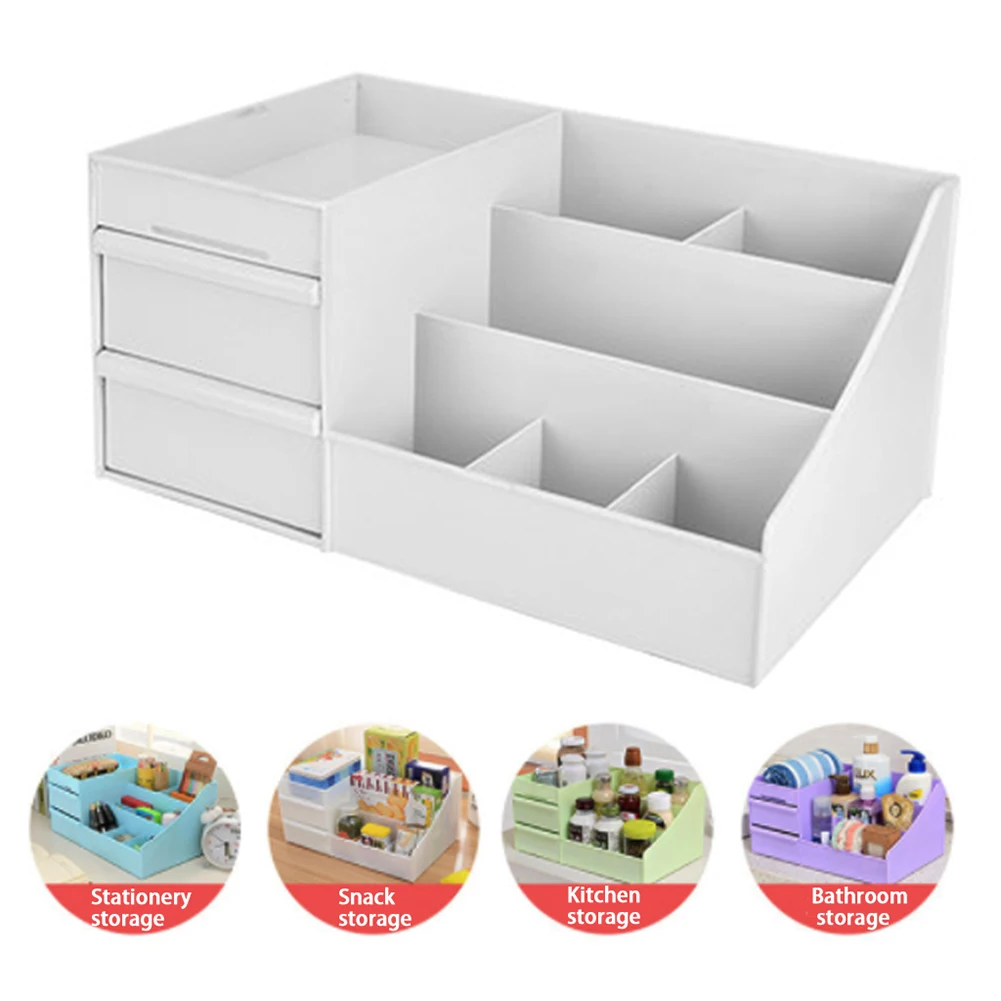 

Plastic Storage Box Multi Drawer Makeup Organizer Desktop Large Capacity Cosmetic Jewelry Case Office Stationery Medicine Boxes