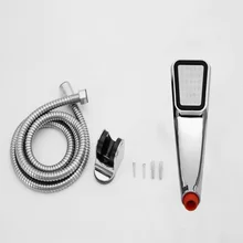 4 0.05-1.0Mpa Shower Head Hand Spray Shower Hose Base Water Saving More Durable