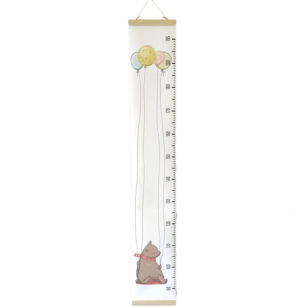 Baby Height Chart Cloth Hanging Ruler Smooth No Odor Lovely Bedroom Measure Hanging Ruler