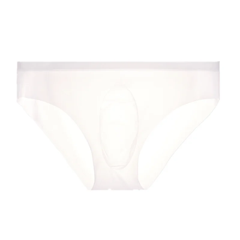 3D Punch Ice Silk Men Underwear Seamless Nylon Briefs Ultra-thin Gay Sexy Underwear Pouch Calzoncillos L-3XL most comfortable mens underwear