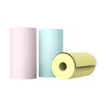 Mini imprimante thermique Peripage, 3 rouleaux, 57X30 Mm, papier thermique Direct, accessoires pour impression de cadeaux, Col aléatoire H4w3