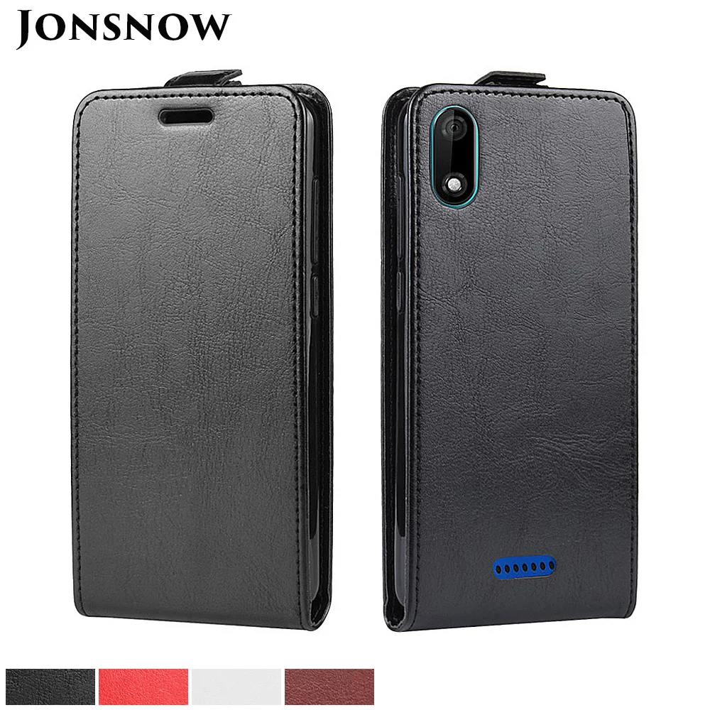 

JONSNOW Flip Leather Case for Wiko Y60 Y80 Luxury Vertical Flip Phone Cover for Wiko View 3 Pro View 3 Lite Protective Cases