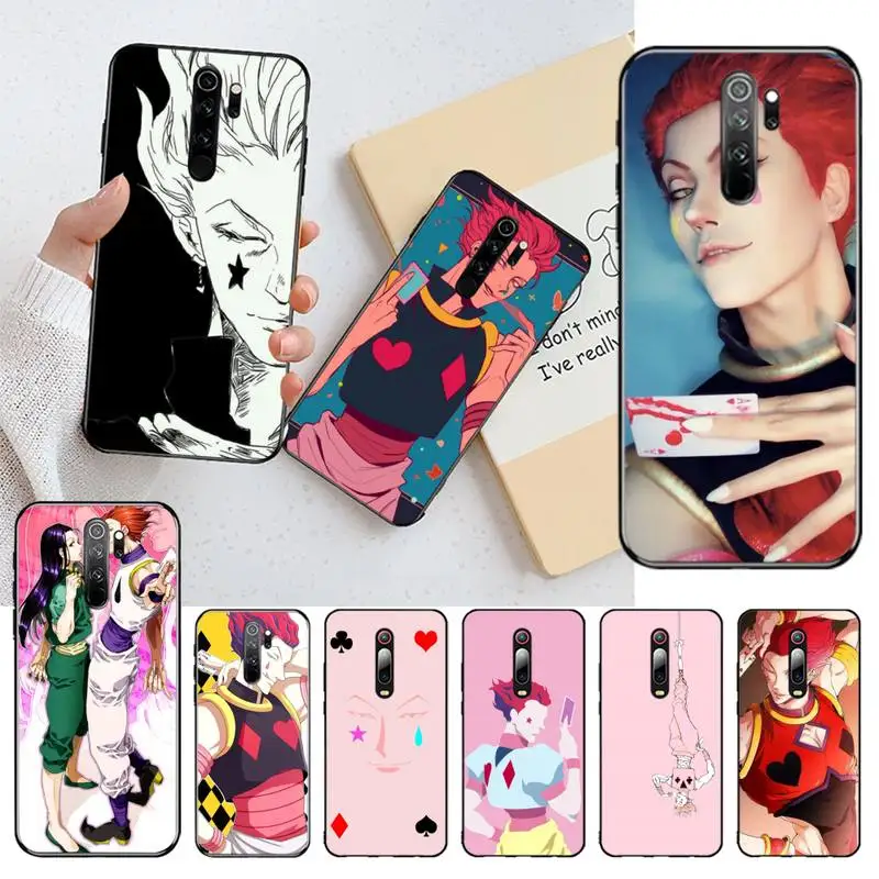 Силиконовый черный чехол Hisoka Hunter X для телефона Redmi Note 9 8 8T 8A 7 6 6A Go Pro Max K20 |