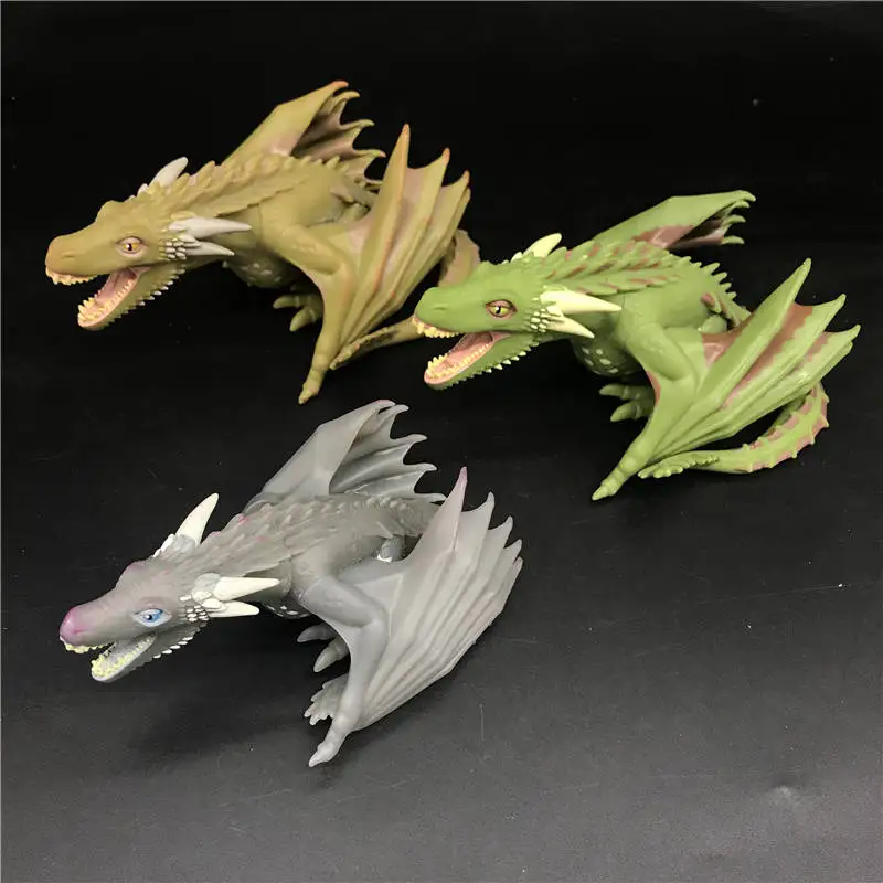 

6.5" Game of Thrones Rhaegal Titans Vinyl luminous Dragon Figure collection model toy No box
