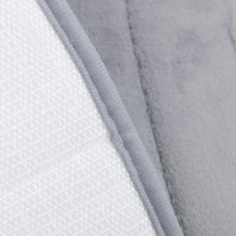 2 Pcs 120X40Cm Absorbent Nonslip Memory Foam Kitchen Bedroom Door Floor Mat Rug Carpet Gray& Dark Blue