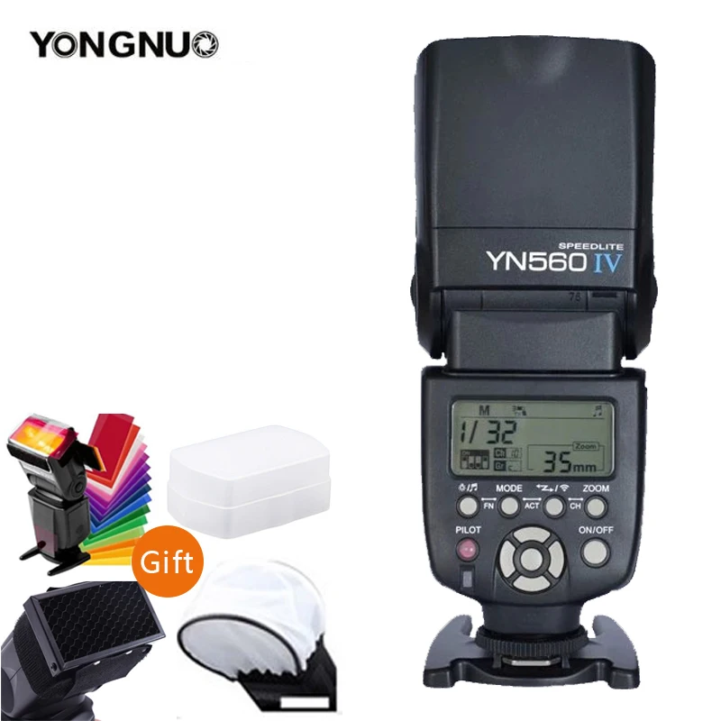 YONGNUO YN560IV YN560-IV YN560 IV Беспроводная вспышка Speedlite YN560-TX II триггер для Canon Nikon Olympus Pentax Fuji камера