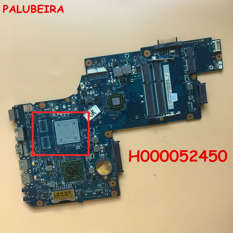 PALUBEIRA For toshiba satellite C850 C855 L850 L855 Laptop motherboard DDR3 WITH CPU Onboard Mainboard H000052450 | Компьютеры и офис