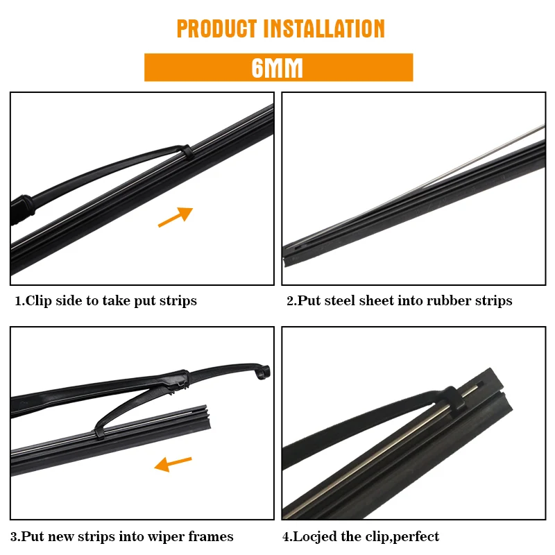 1PCS Windshield Windscreen 8MM 6MM 14