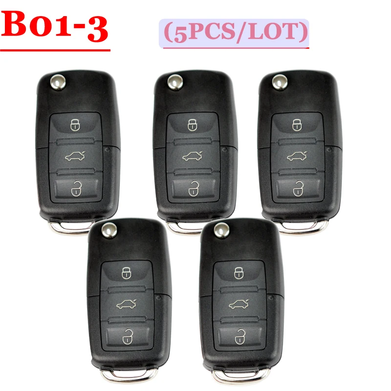Free Shipping(5pcs/lot) B01 KD900 Remote 3 Button B Series Remote Key For VW Style For KD100(KD200) Machine