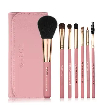 

Gift Makeup Brush Tool Set Quicksand Ice Cream Color Rayon Handle Rayon Pink Makeup Brush Set Portable Durable