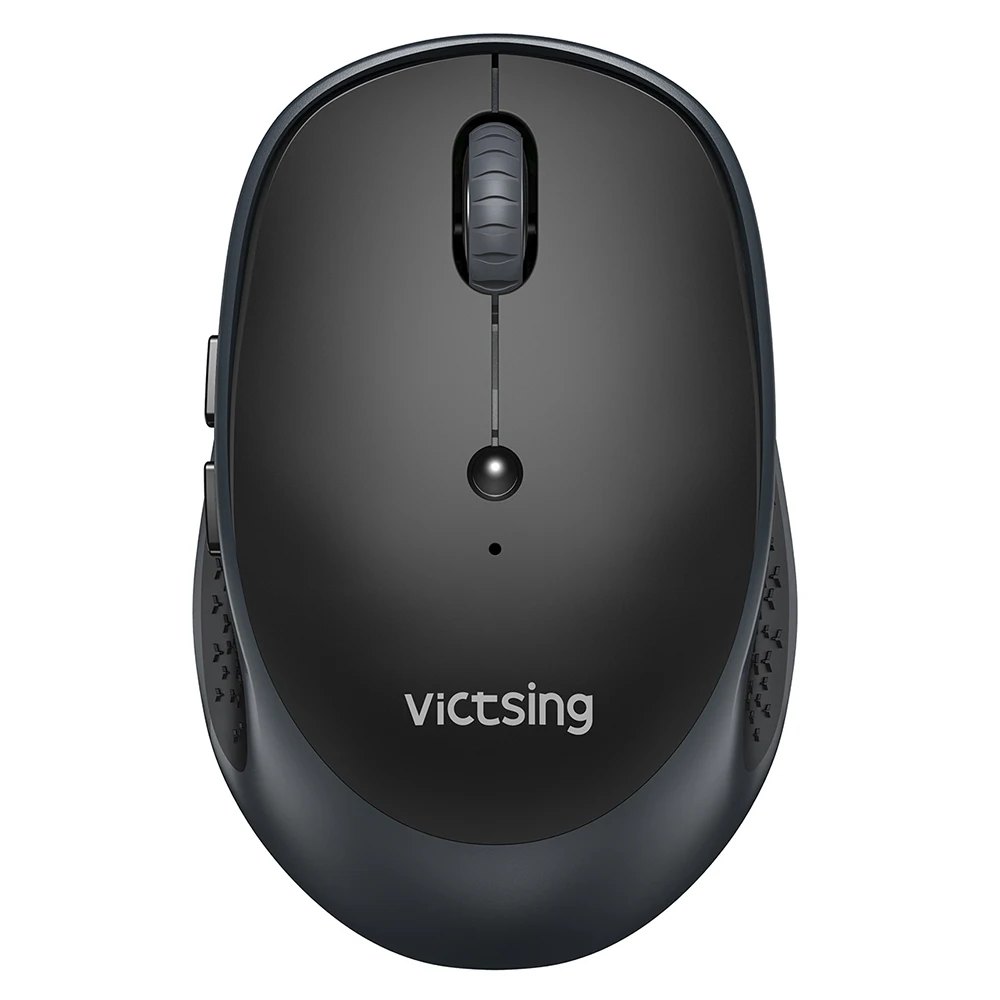 Black Mouse VicTsing PC254 беспроводная мышь 2400 dpi регулируемая портативная Bluetooth мышь 2,4 Ghz USB оптическая беспроводная мышь для ПК планшета ноутбука - Цвет: Black Mouse