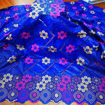 

African bazin riche lace fabric 2020 high quality lace brode Latest embroidery french bazin lace fabric sewing