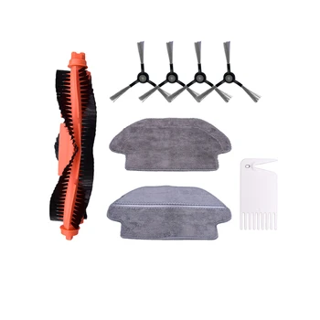 

8pcs 4 Side Brushes 1 Roll Brush 1 Wet Rag 1 Wet Dry Rag 1 Comb Replace for STYJ02YM Vacuum Cleaner Parts Accessories
