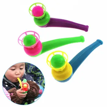 

Kids Children Blowing Ball Toy Funny Colorful Kids Sport Blowing Toy Fillers Pipe Ball Game Birthday Gifts Sport Toy