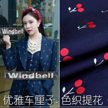 

100cm*138cm/piece Yarn-dyed jacquard dress outerwear fabric high-grade brocade fabric
