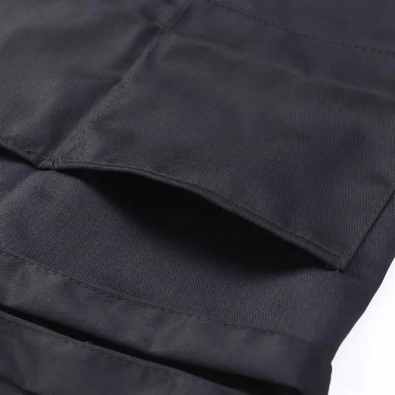 70x50cm Universal Unisex Women Men Kitchen Cooking Waist Apron Short Apron Waiter Apron With Double Pockets