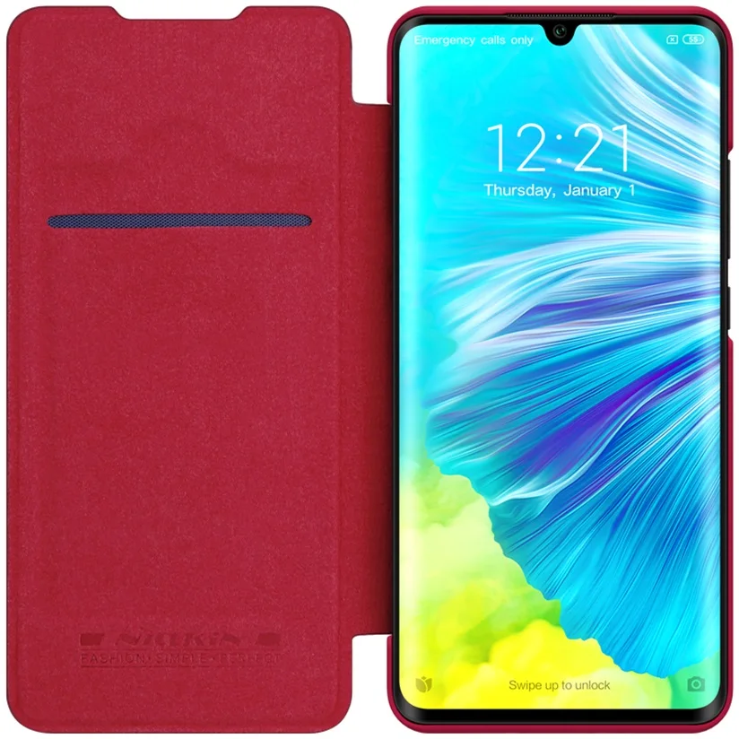 Для Xiaomi Mi Note 10 Pro CC9 Pro флип-чехол Nillkin Qin винтажный кожаный флип-чехол с отделением для карт кошелек чехол для Xiaomi Mi Note 10