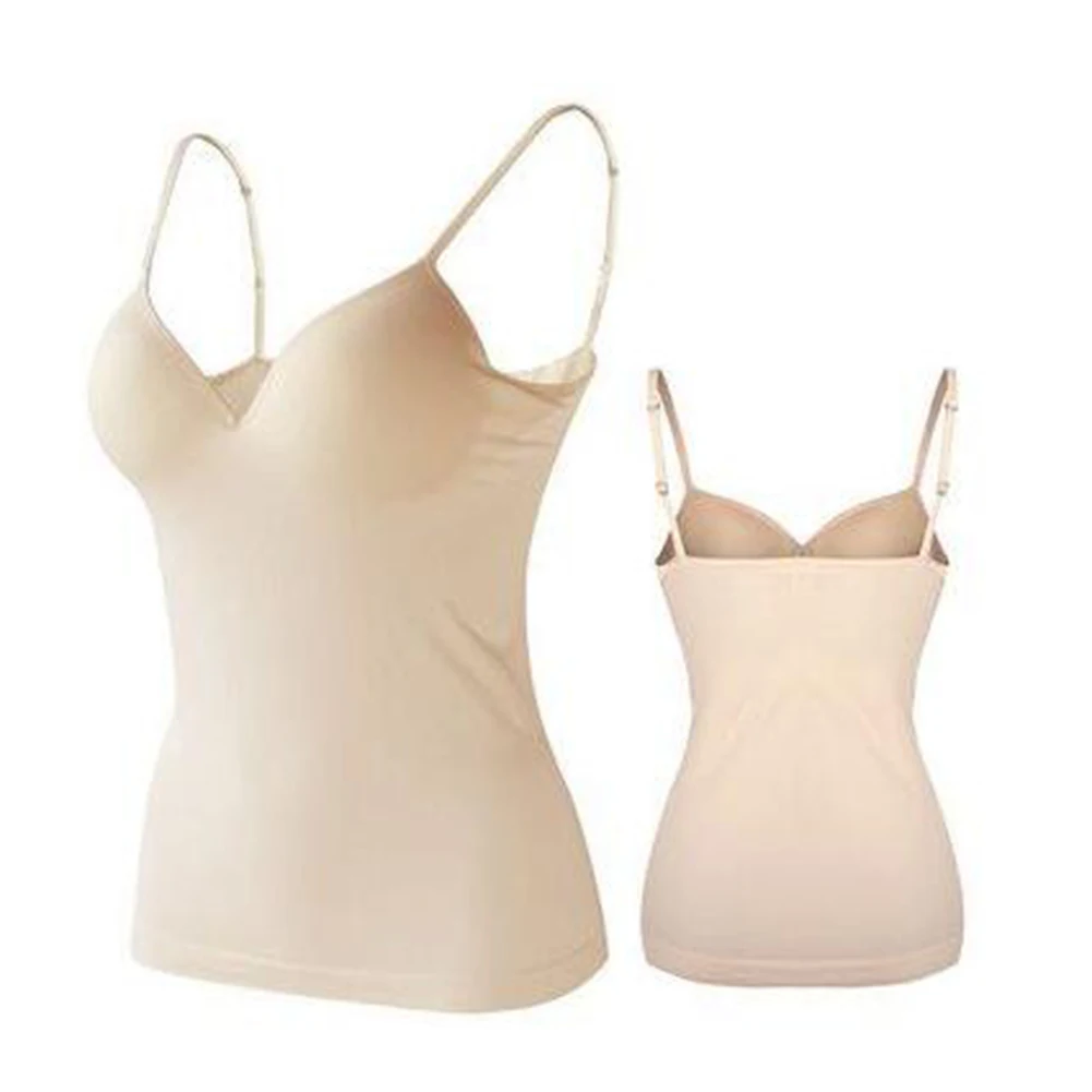 Women New Fashion Camisole with Built in Shelf Bra Adjustable