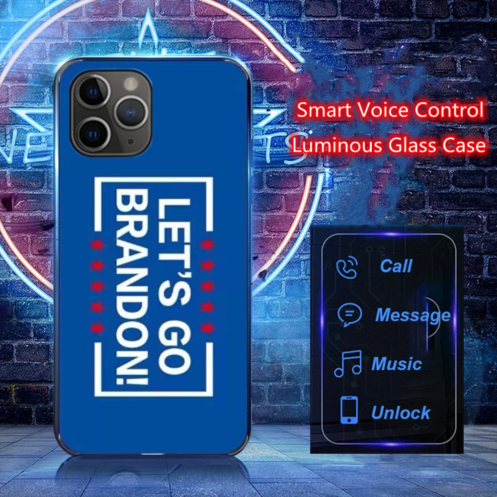 Orginal Fjb Led Phone Case For Iphone 14 13 12 11 Pro Max Back Cover